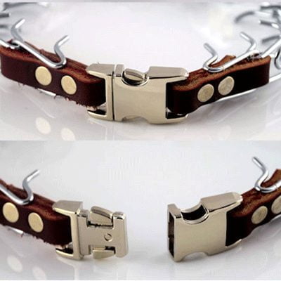 Herm Sprenger Prong Training Collar with Aluminum Buckle Release 